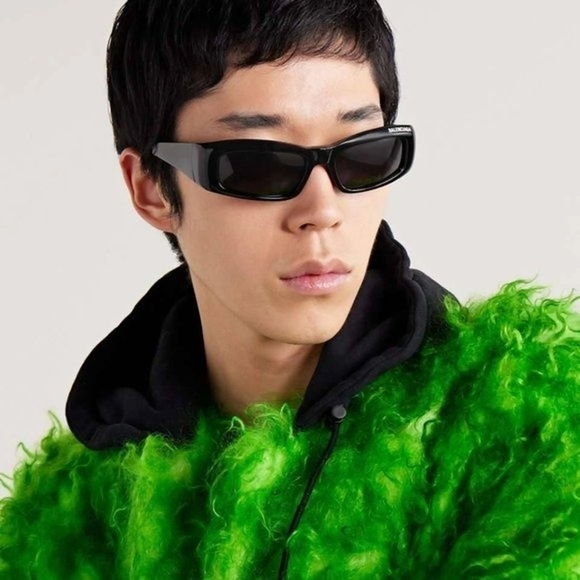 NEW BALENCIAGA BB0266S 001 BLACK UNISEX BALENCIAGA SUNGLASSES - Picture 2 of 8